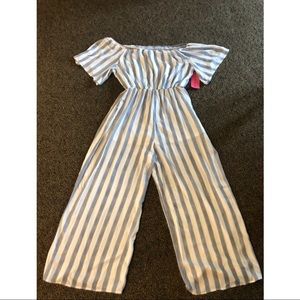 Striped Linen Jumpsuit